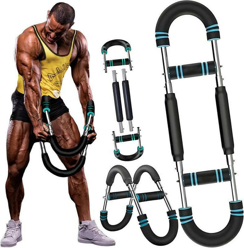 Transform Your Workout with the Adjustable 60-110Lb Arm Trainer - Portable Power Twister Bar for Ultimate Arm Strength Training