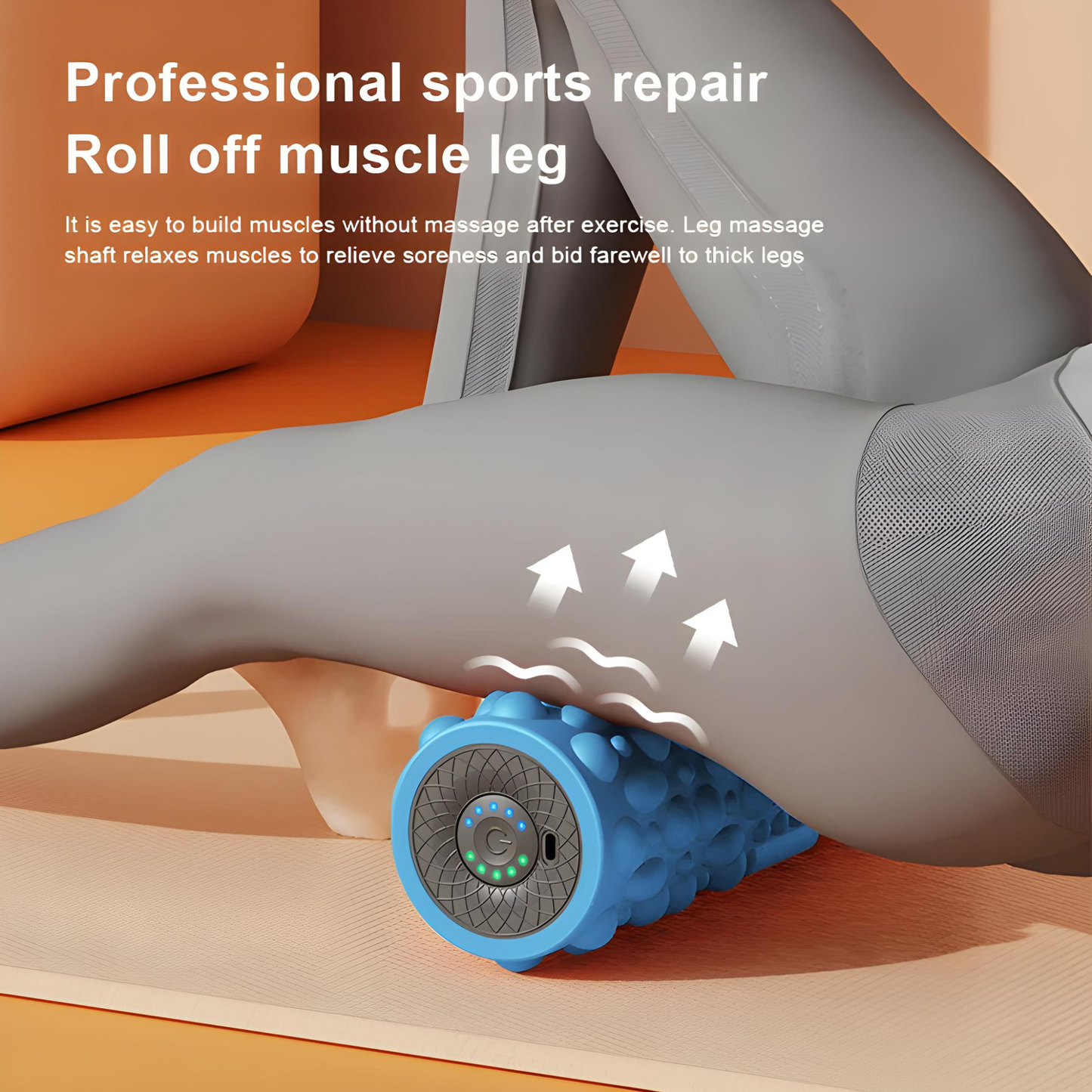 Vibrating Faszienrolle – Muskelmassage für Sport & Yoga