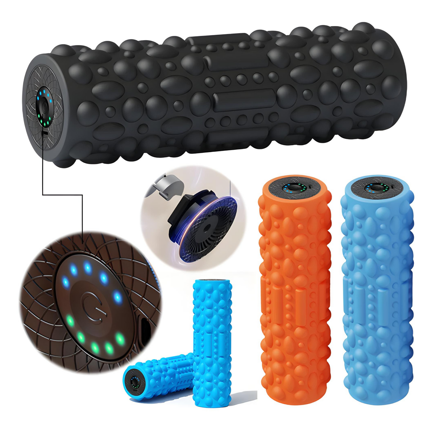 Vibrating Faszienrolle – Muskelmassage für Sport & Yoga