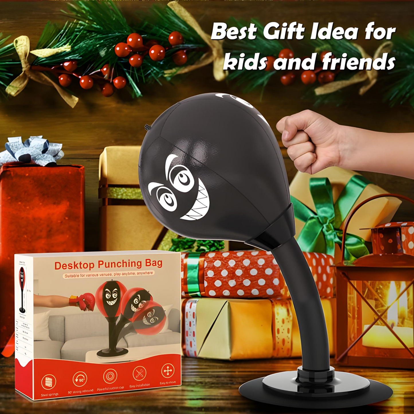 Desktop Punching Ball - The Ultimate Stress Relief Toy for Your Desk
