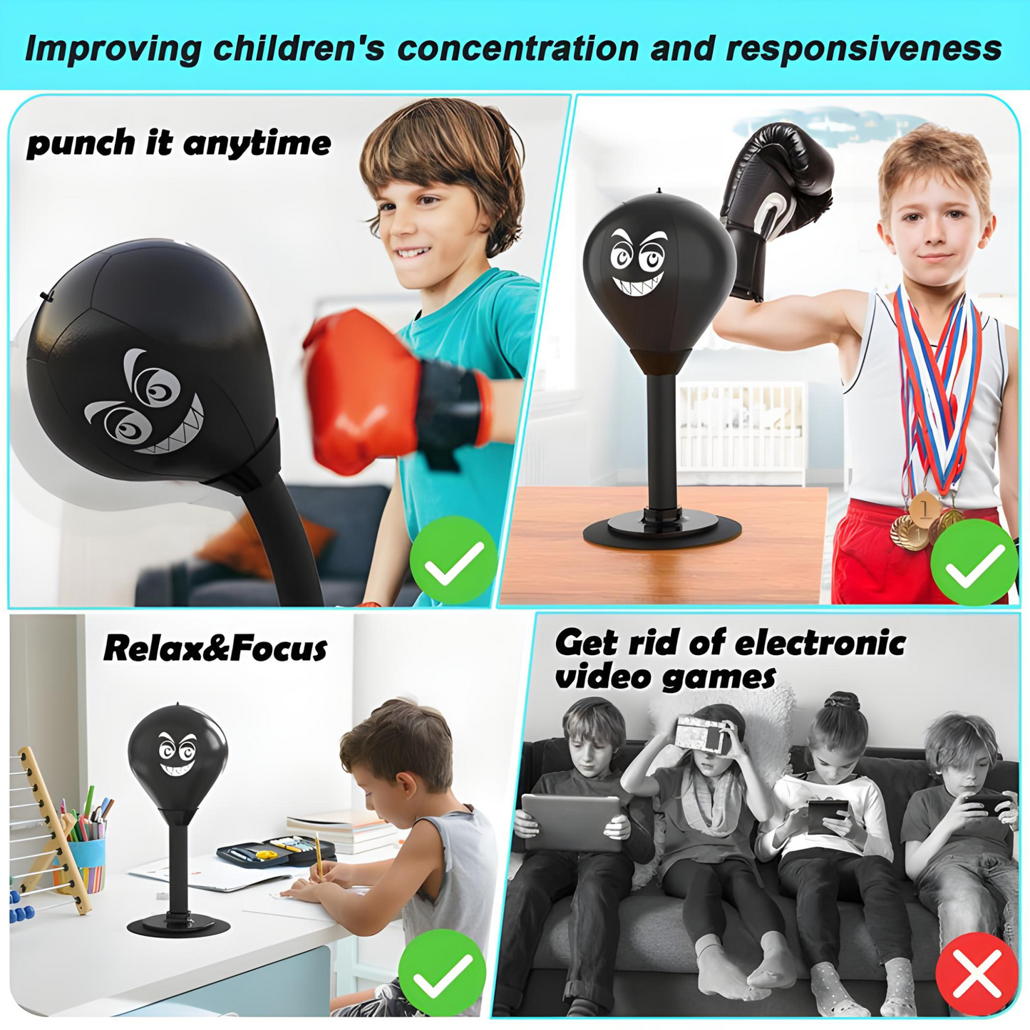 Desktop Punching Ball - The Ultimate Stress Relief Toy for Your Desk