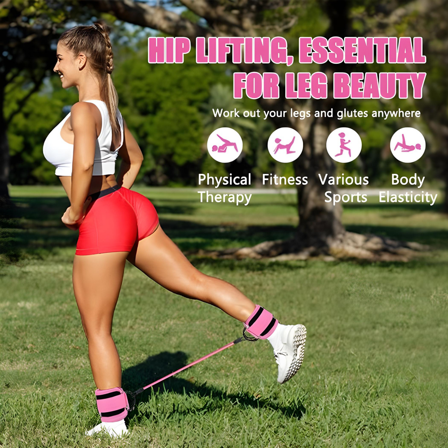 Elevate Your Workout with Ankle Resistance Bands for Stronger Legs and Glutes