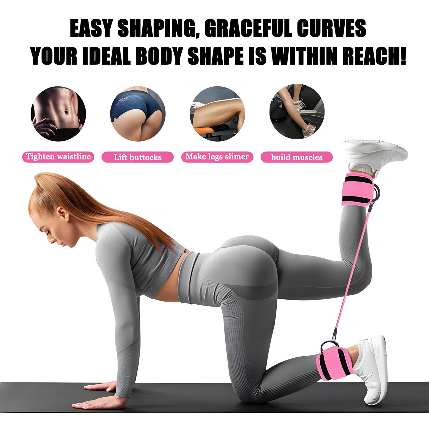 Elevate Your Workout with Ankle Resistance Bands for Stronger Legs and Glutes