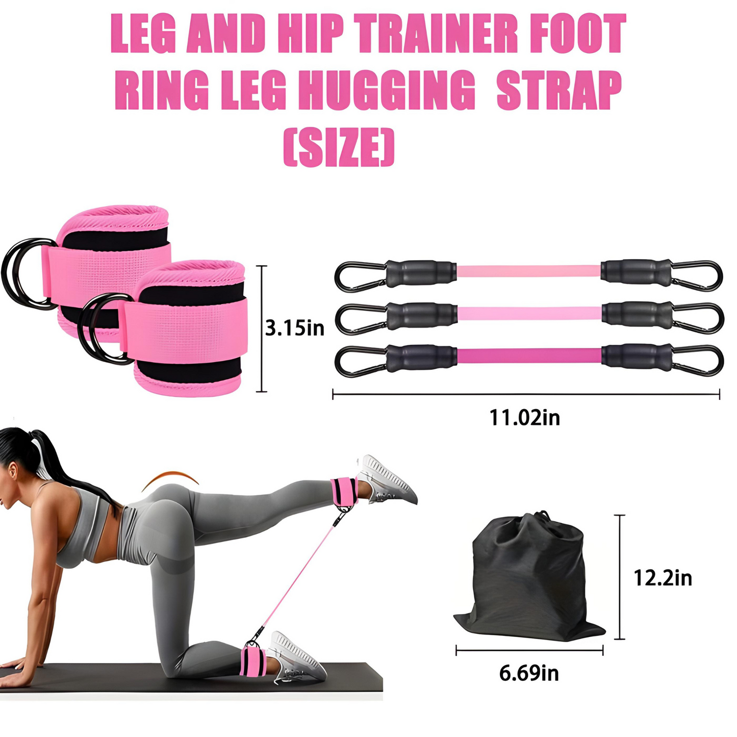 Elevate Your Workout with Ankle Resistance Bands for Stronger Legs and Glutes