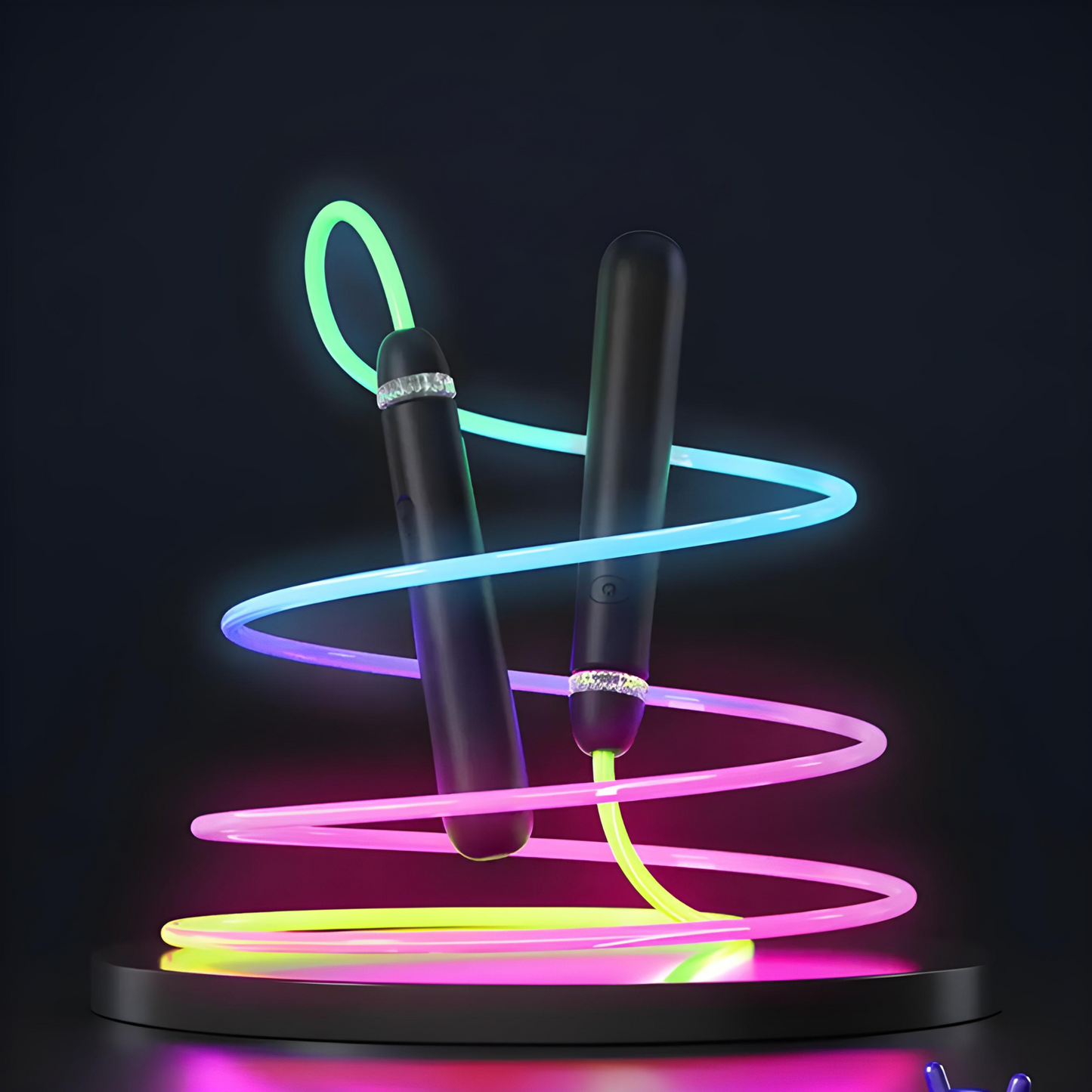 Begeisterndes LED Springseil mit Farbwechsel – USB Wiederaufladbar für Kinder und großartige Fitness!