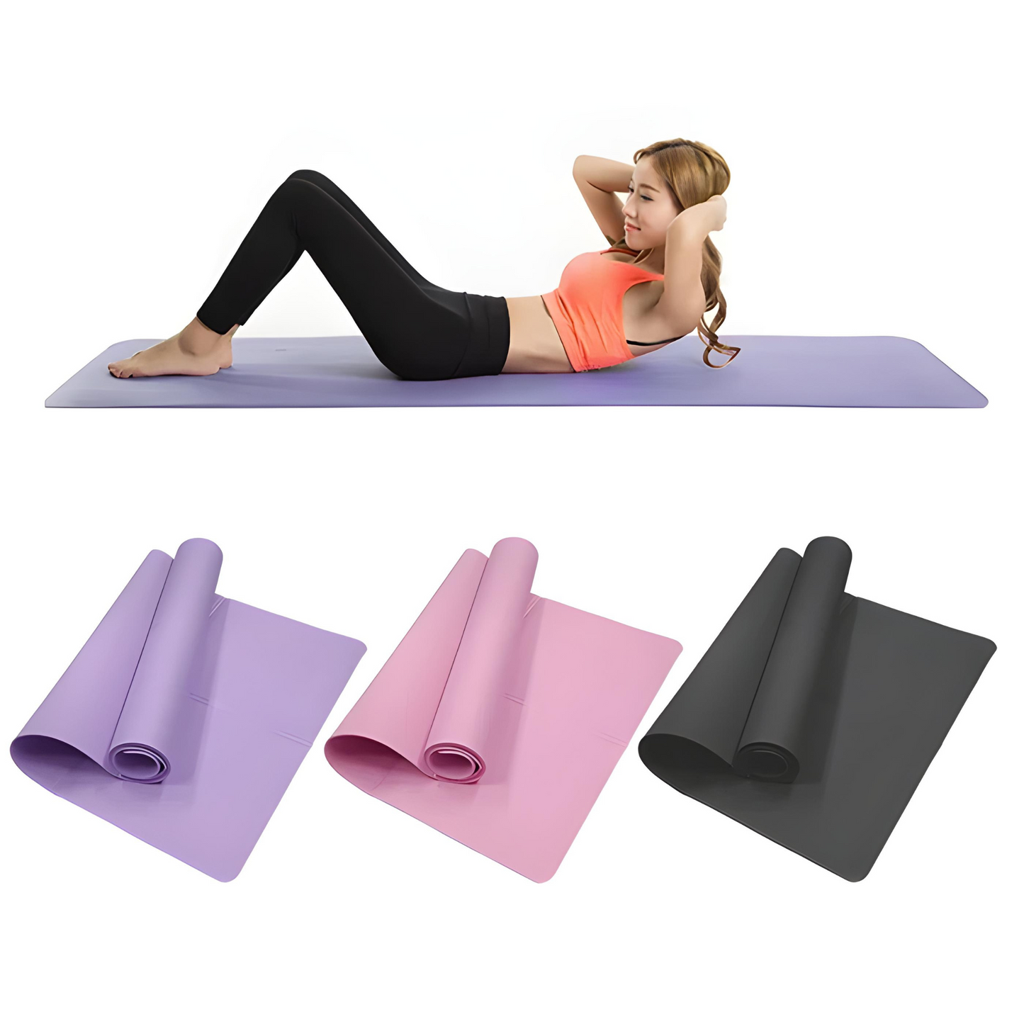 Yoga Matte 4mm – Rutschfest & Komfortabel