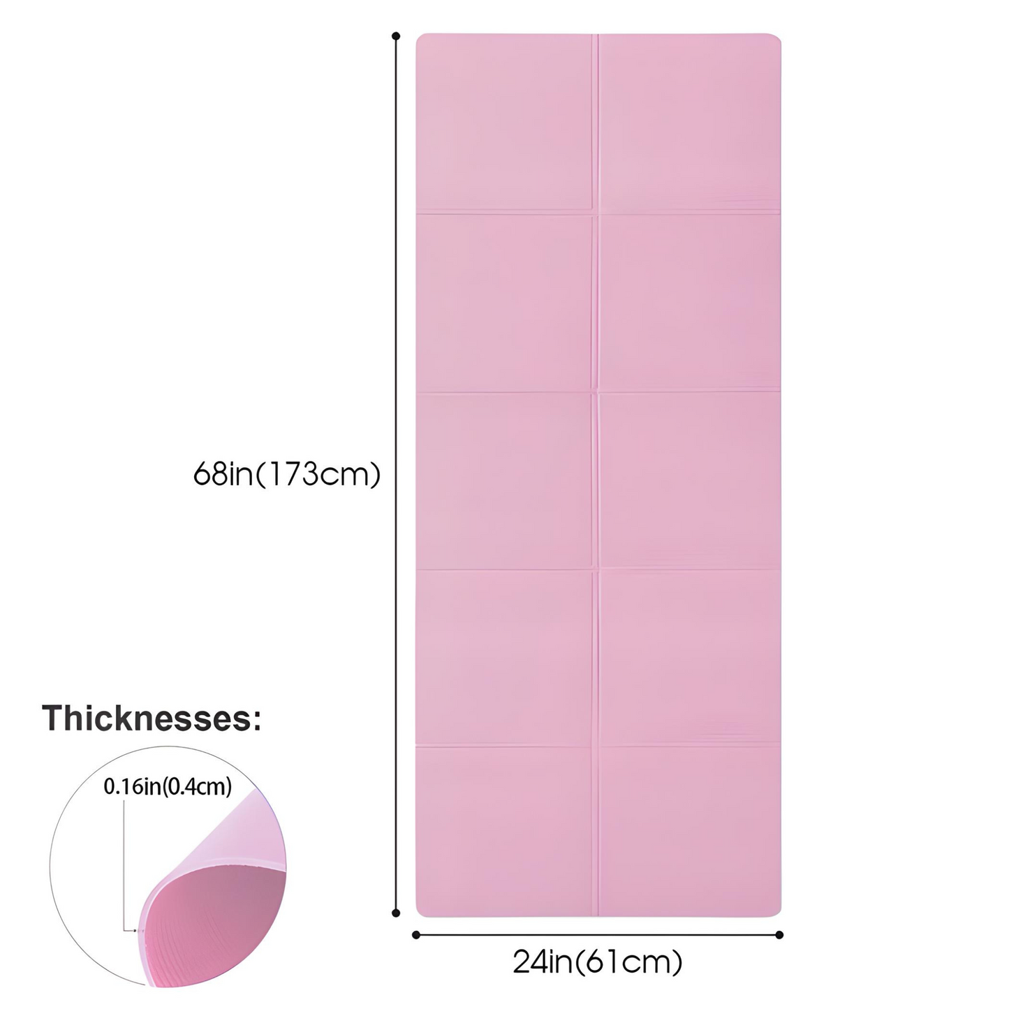 Yoga Matte 4mm – Rutschfest & Komfortabel