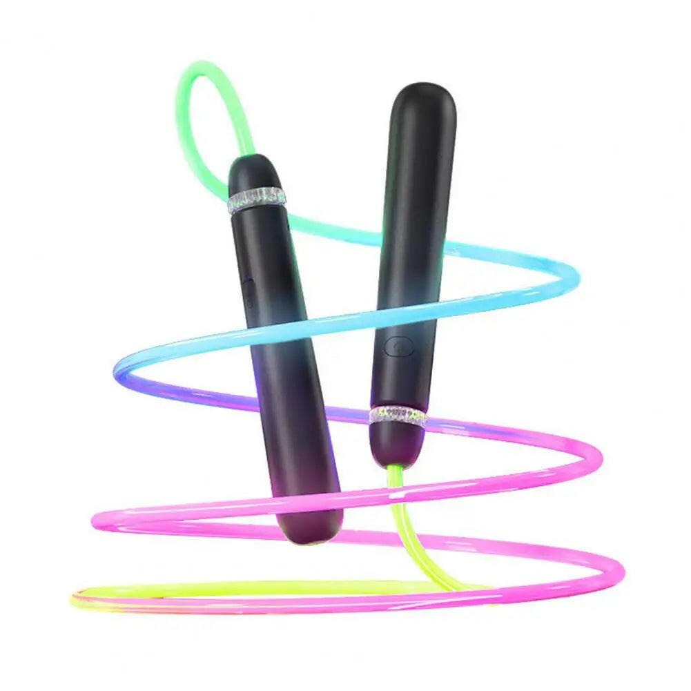 Begeisterndes LED Springseil mit Farbwechsel – USB Wiederaufladbar für Kinder und großartige Fitness!