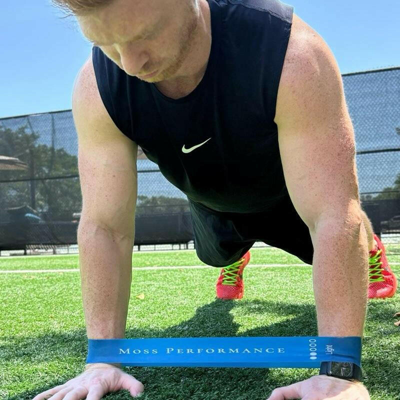 Unleash Your Strength with Moss Performance Premium Loop Resistance Bands - Complete Set of 5 for Ultimate Fitness Training!