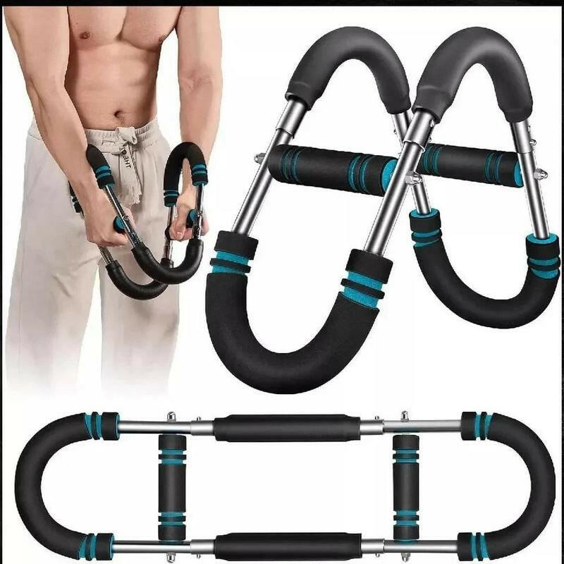Transform Your Workout with the Adjustable 60-110Lb Arm Trainer - Portable Power Twister Bar for Ultimate Arm Strength Training