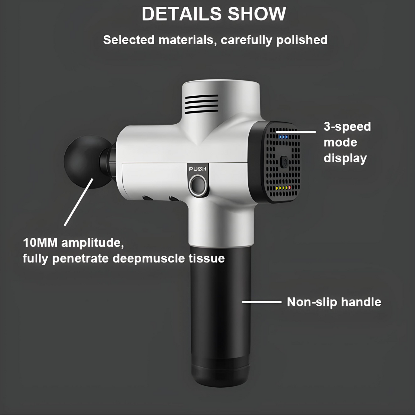 Massage Gun Phoenix A2 – Tiefengewebe Vibrationsmassagegerät