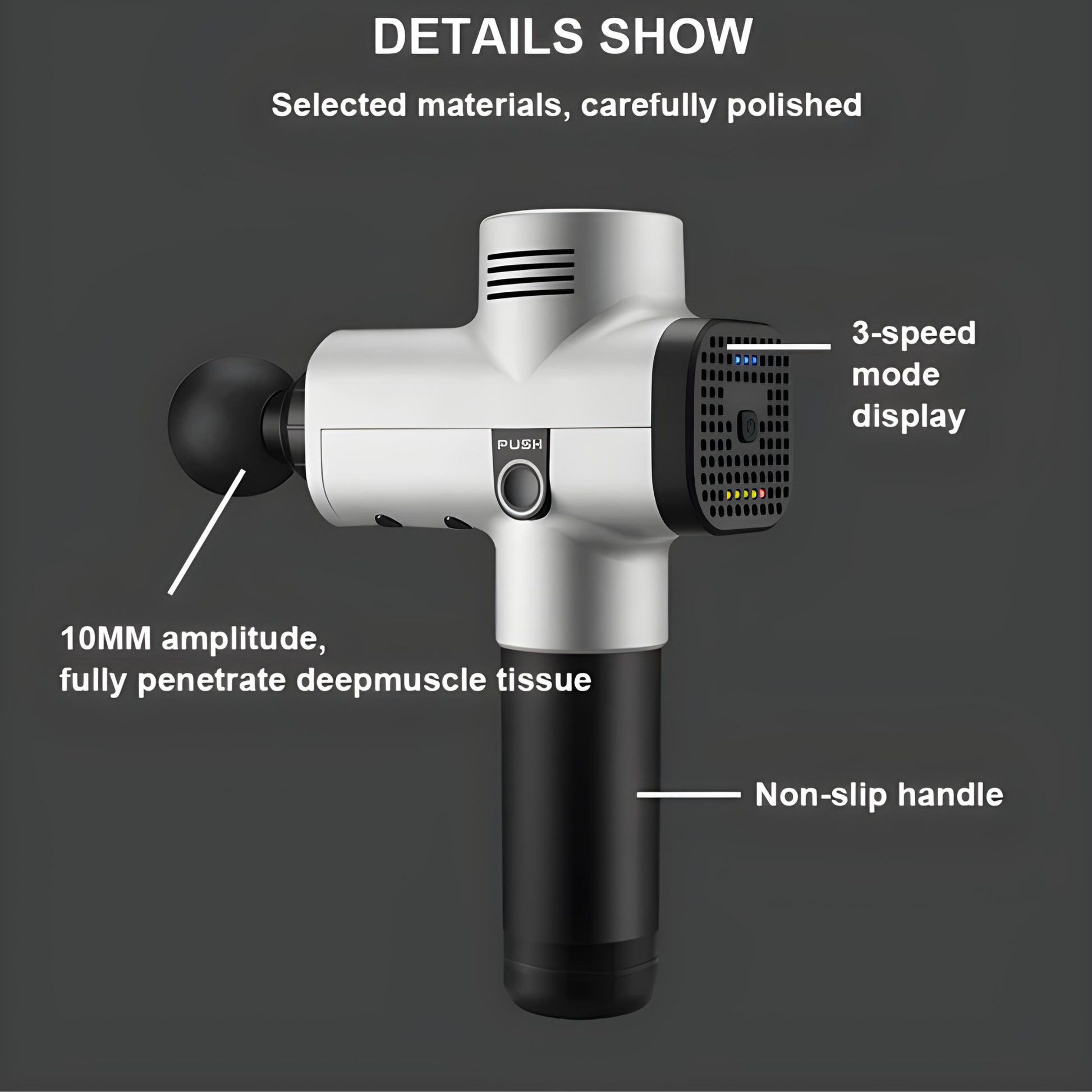 Massage Gun Phoenix A2 – Tiefengewebe Vibrationsmassagegerät