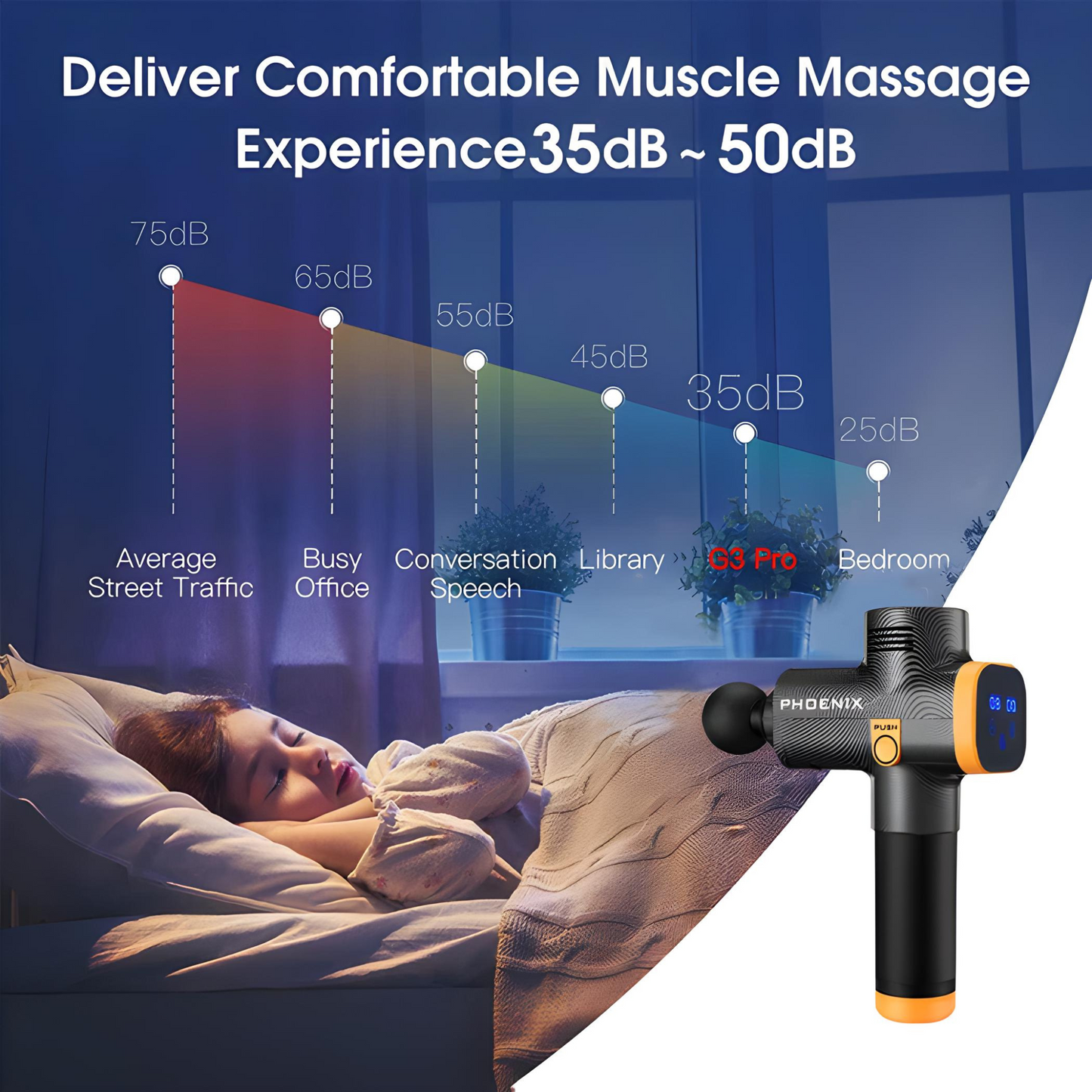 Massage Gun Phoenix A2 – Tiefengewebe Vibrationsmassagegerät