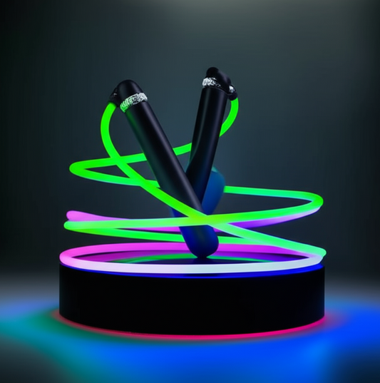 Begeisterndes LED Springseil mit Farbwechsel – USB Wiederaufladbar für Kinder und großartige Fitness!