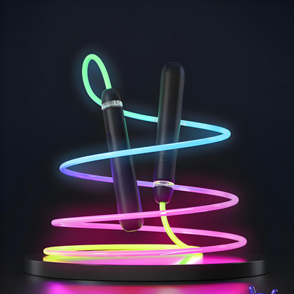 Begeisterndes LED Springseil mit Farbwechsel – USB Wiederaufladbar für Kinder und großartige Fitness!
