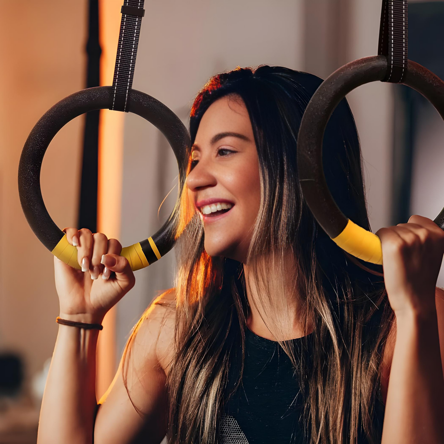 Erlebe die Kraft der Gymnastik mit unseren verstellbaren Gymnastikringen – 1 Paar, bis zu 450 kg belastbar!